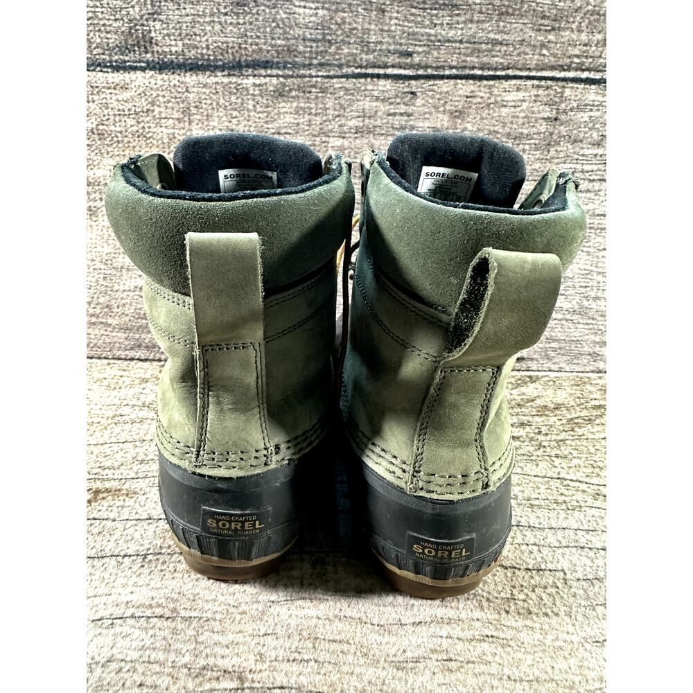 SOREL Rubber Boots Cheyenne II 2 Men’s Sz 8 NM2575-052 Waterproof Green - Picture 5 of 11